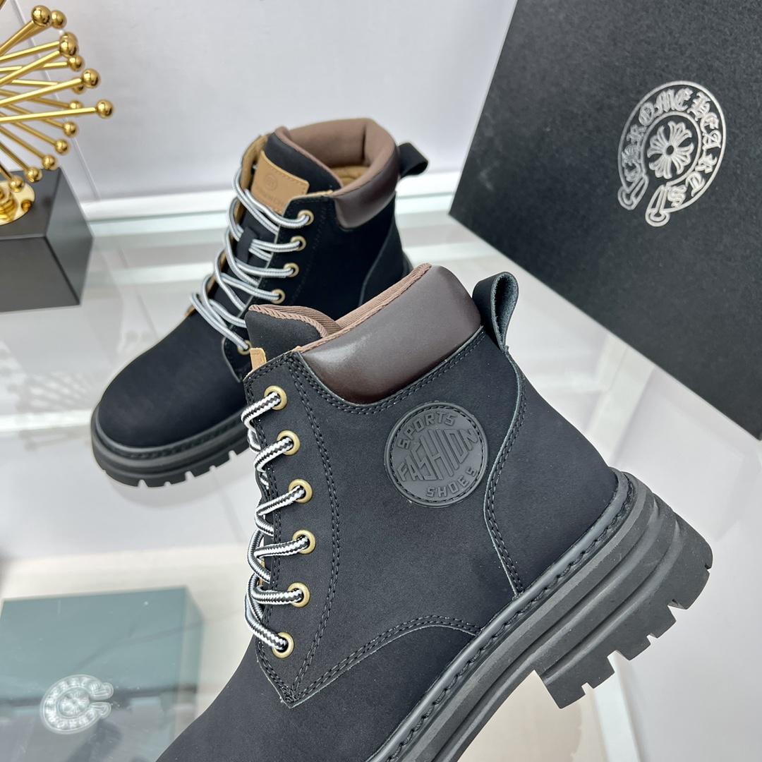 Timberland x Chrome Heart Classic Leather Boots - everydesigner