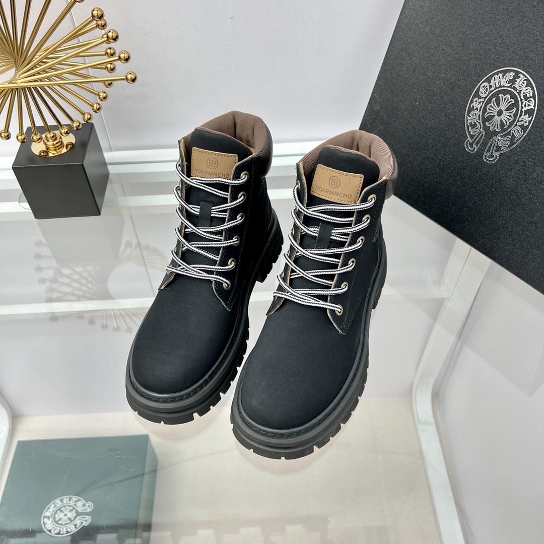 Timberland x Chrome Heart Classic Leather Boots - everydesigner