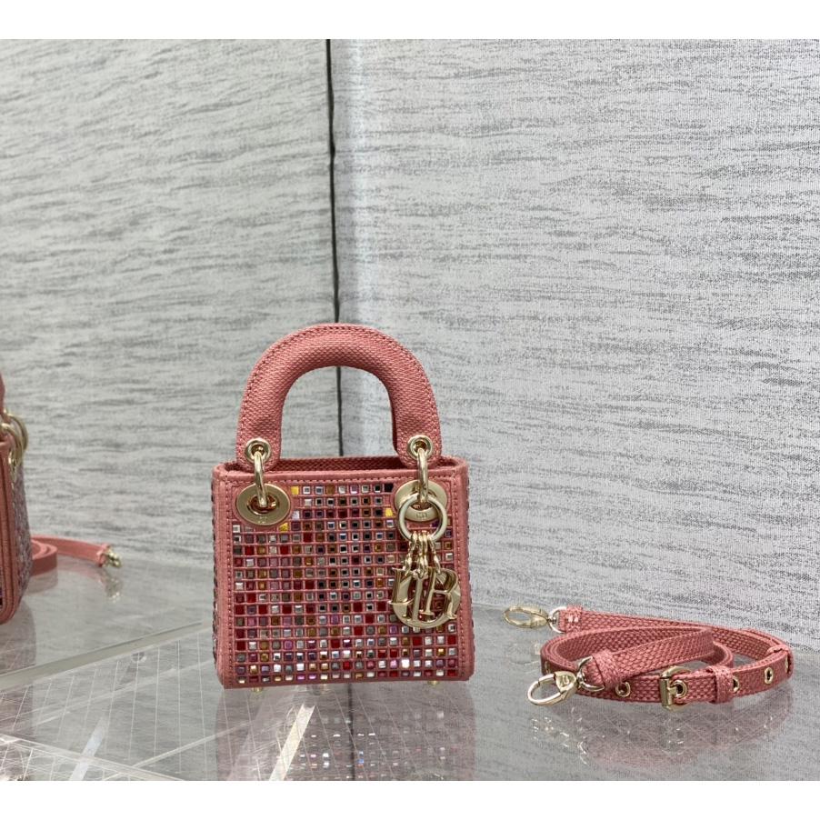 Dior Micro Lady Dior Bag(12-10-5cm) - everydesigner