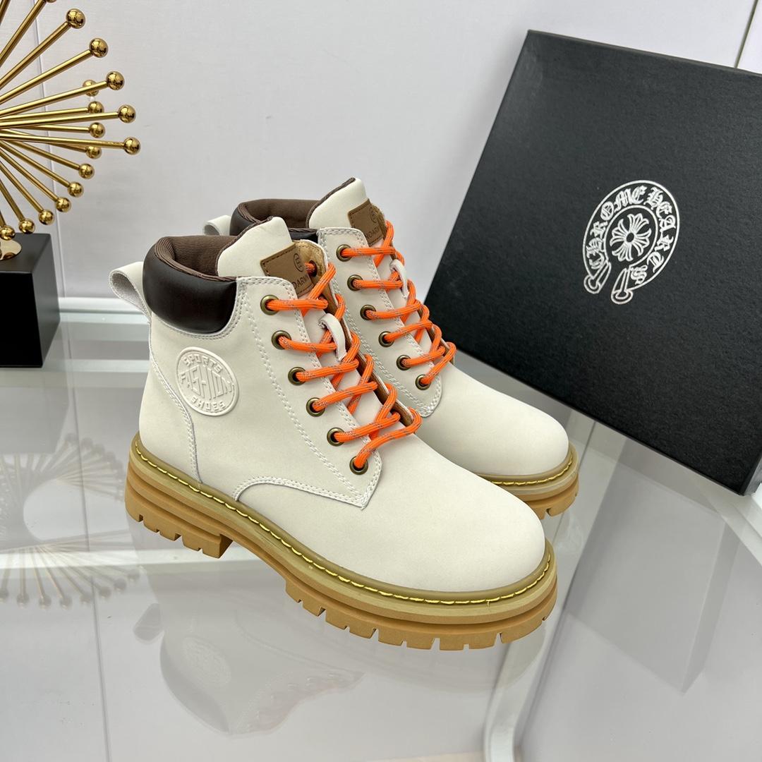 Timberland x Chrome Heart Classic Leather Boots - everydesigner