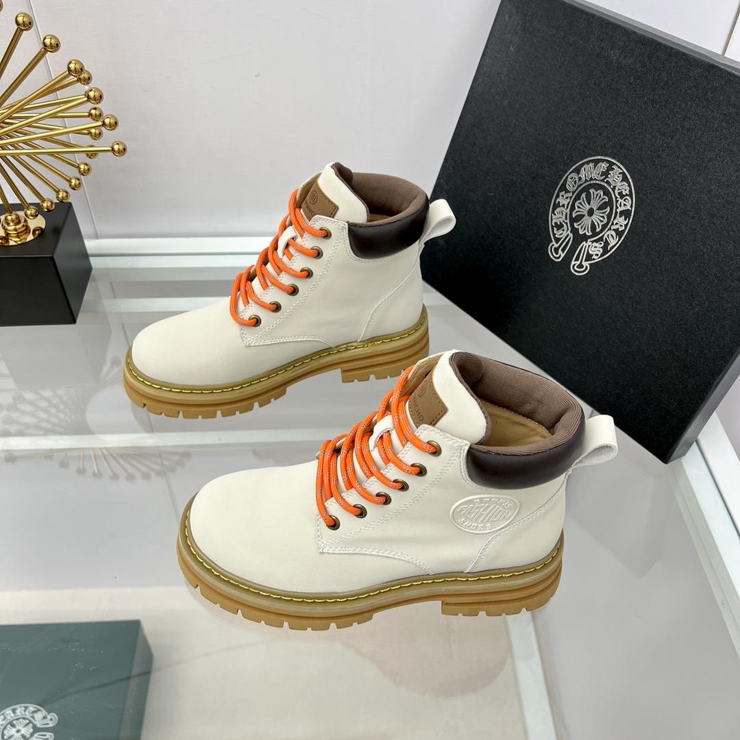 Timberland x Chrome Heart Classic Leather Boots - everydesigner