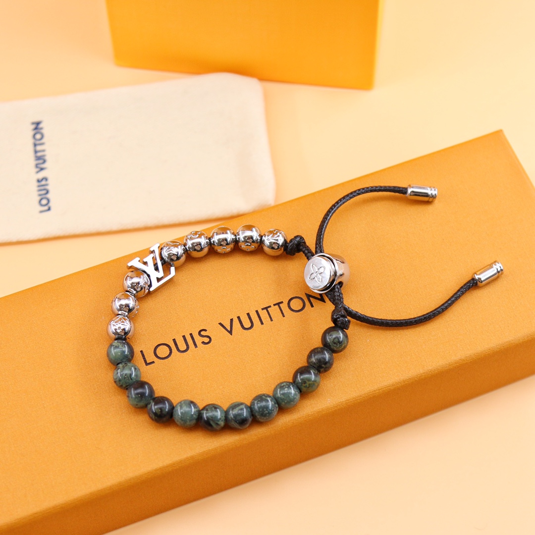 Louis Vuitton Monogram Beads Bracelet   M00511 - everydesigner