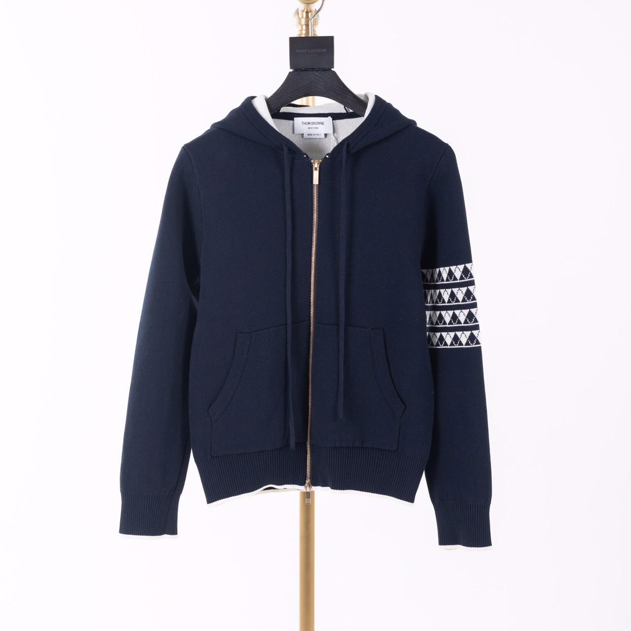 Thom Browne Hector Zip Hoodie - everydesigner