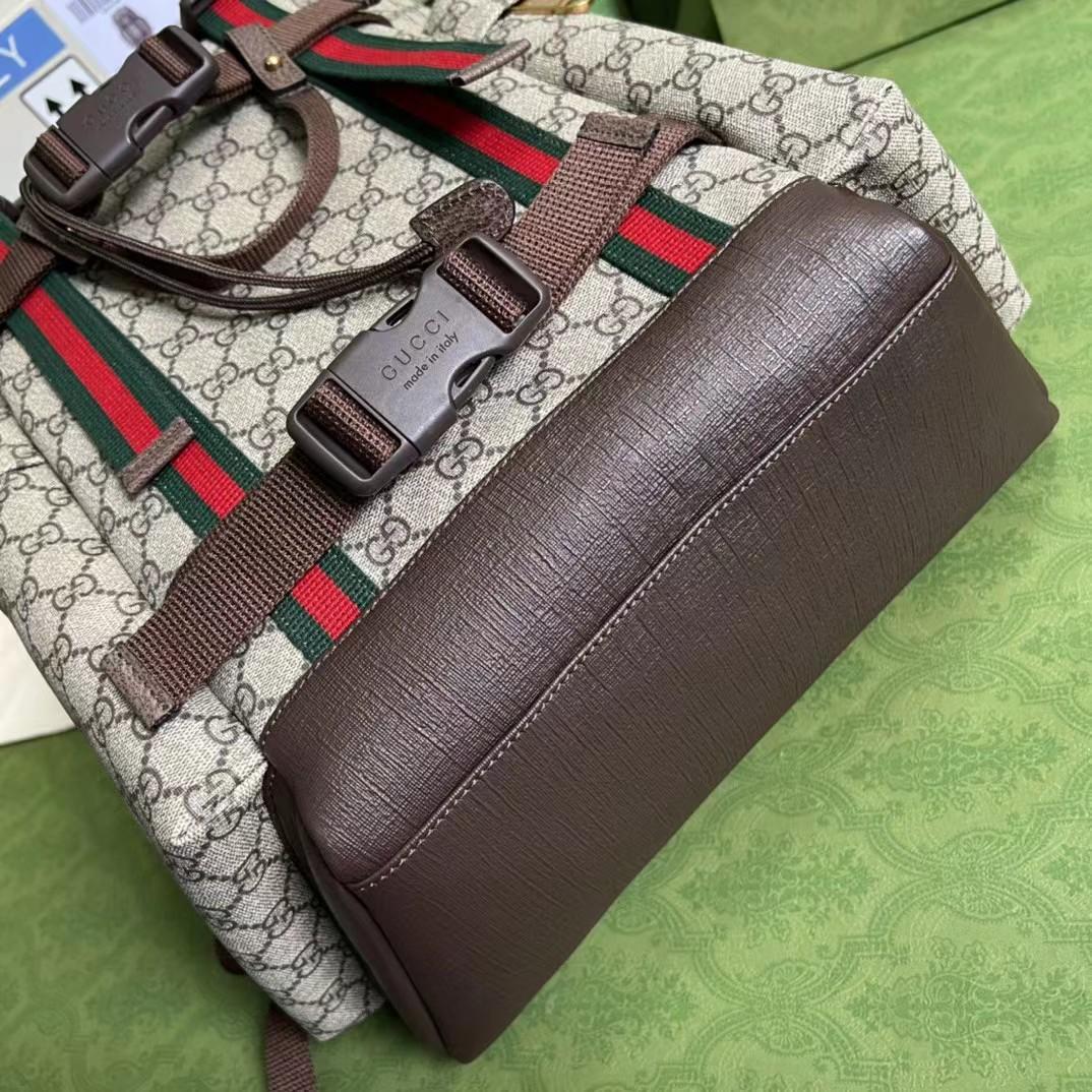 Gucci GG Skateboard Backpack With Web - everydesigner