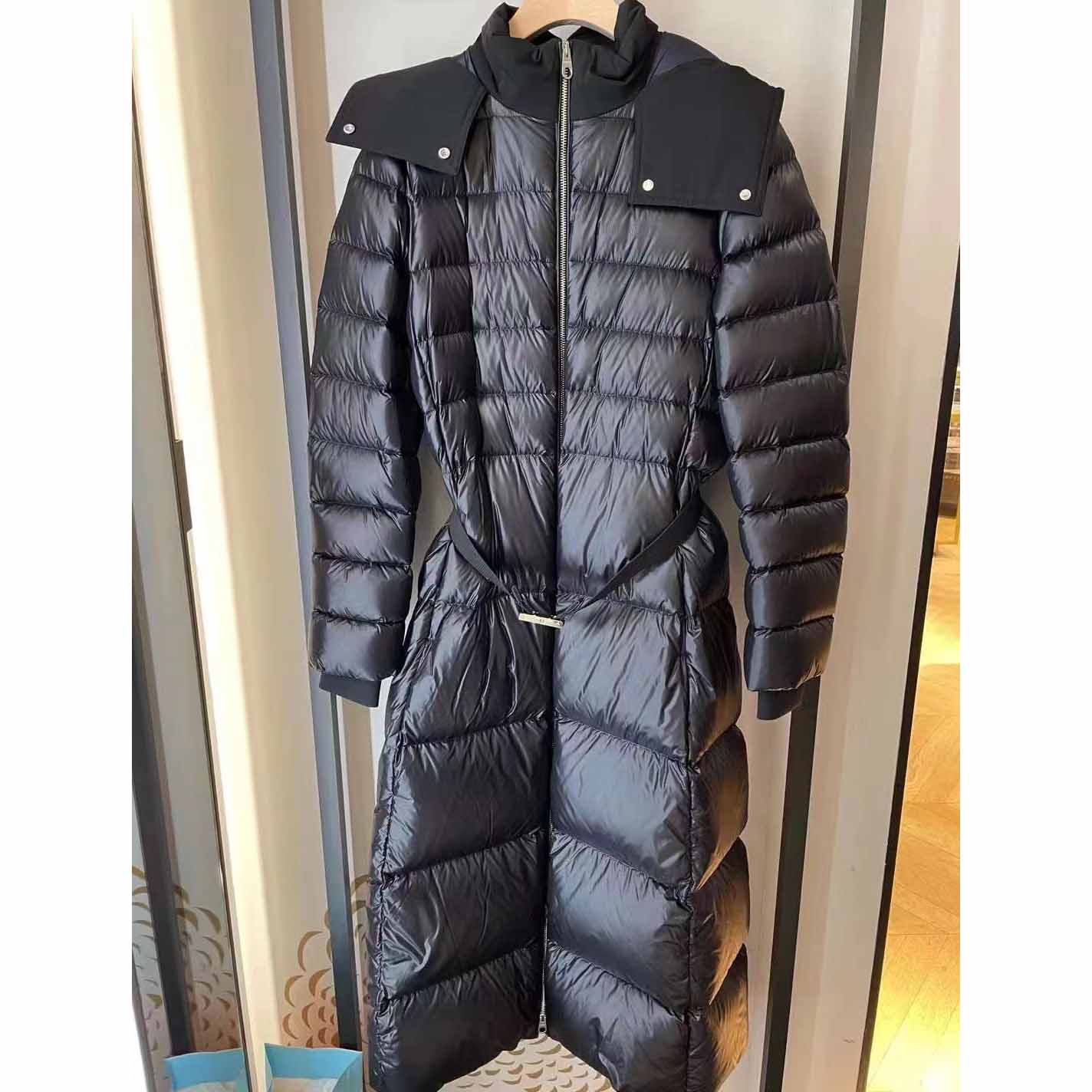 Burberry Contrast Hood Nylon Puffer Coat - everydesigner