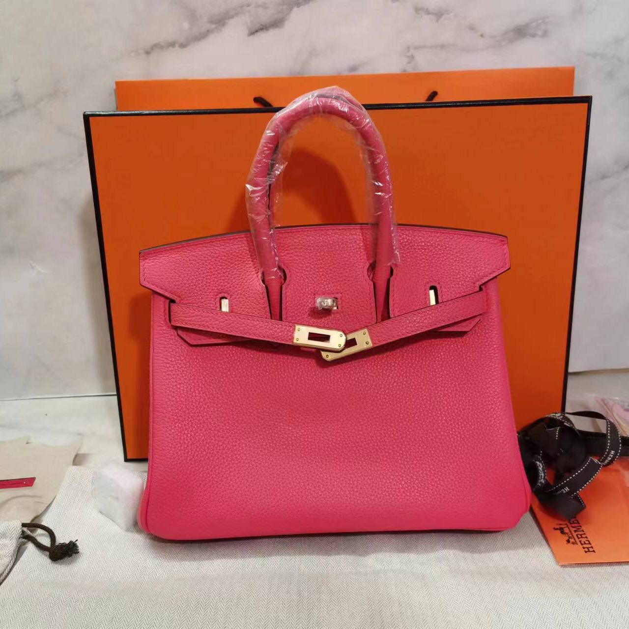 Hermes Birkin 30 Fjord Leather Handbag （25-20-13CM） - everydesigner