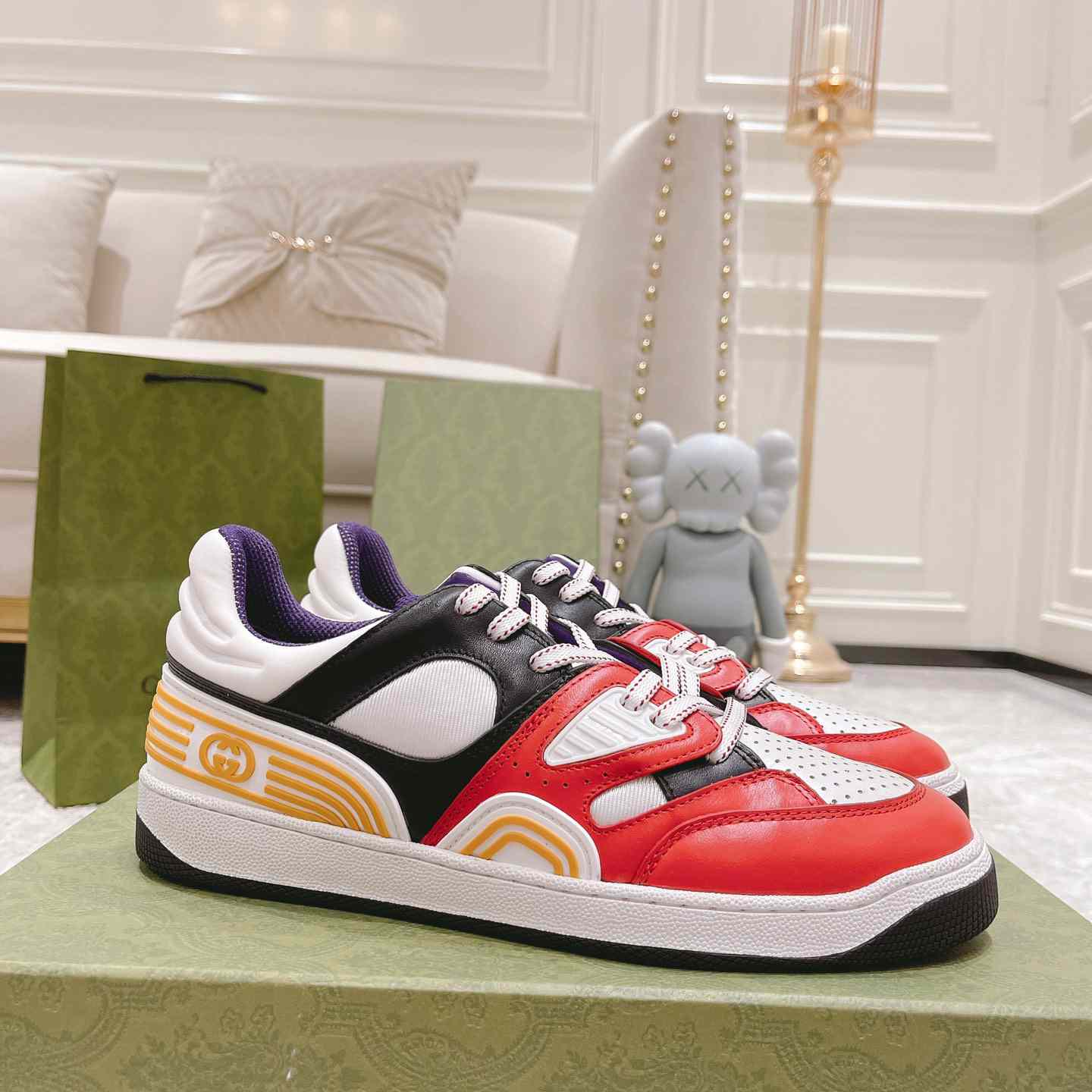 Gucci Basket Sneaker With lnterlocking G  - everydesigner