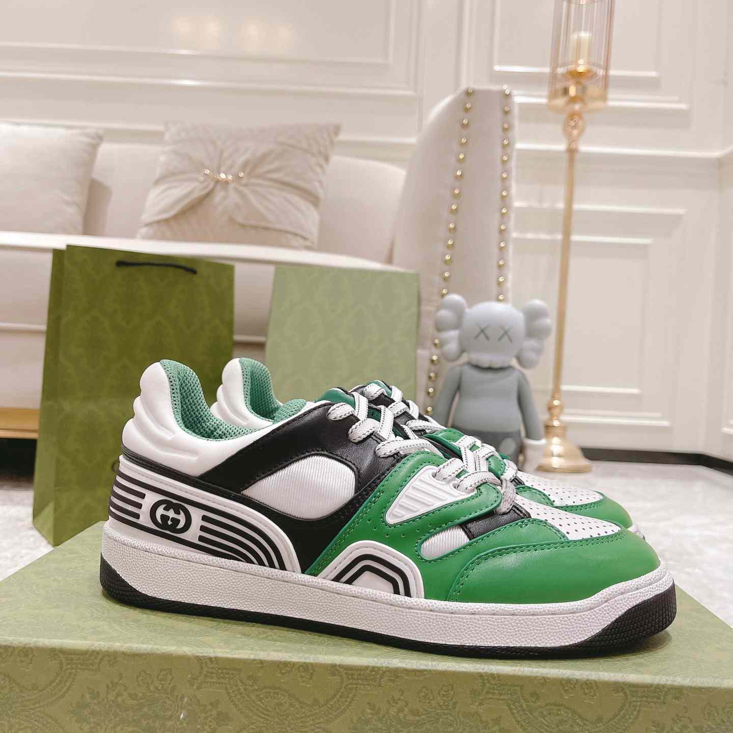 Gucci Basket Sneaker With lnterlocking G  - everydesigner