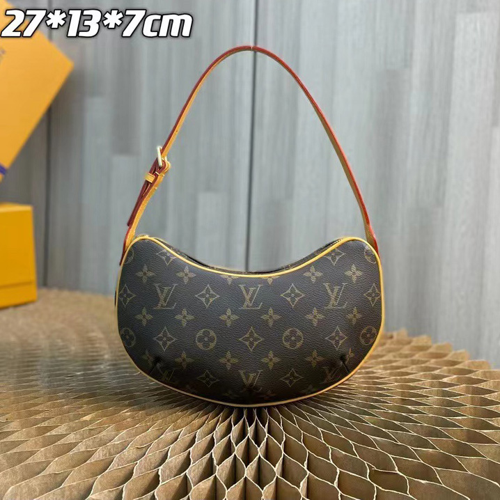 Louis Vuitton Pochette Croissant Handbag(27-13-7cm)     M51510 - everydesigner