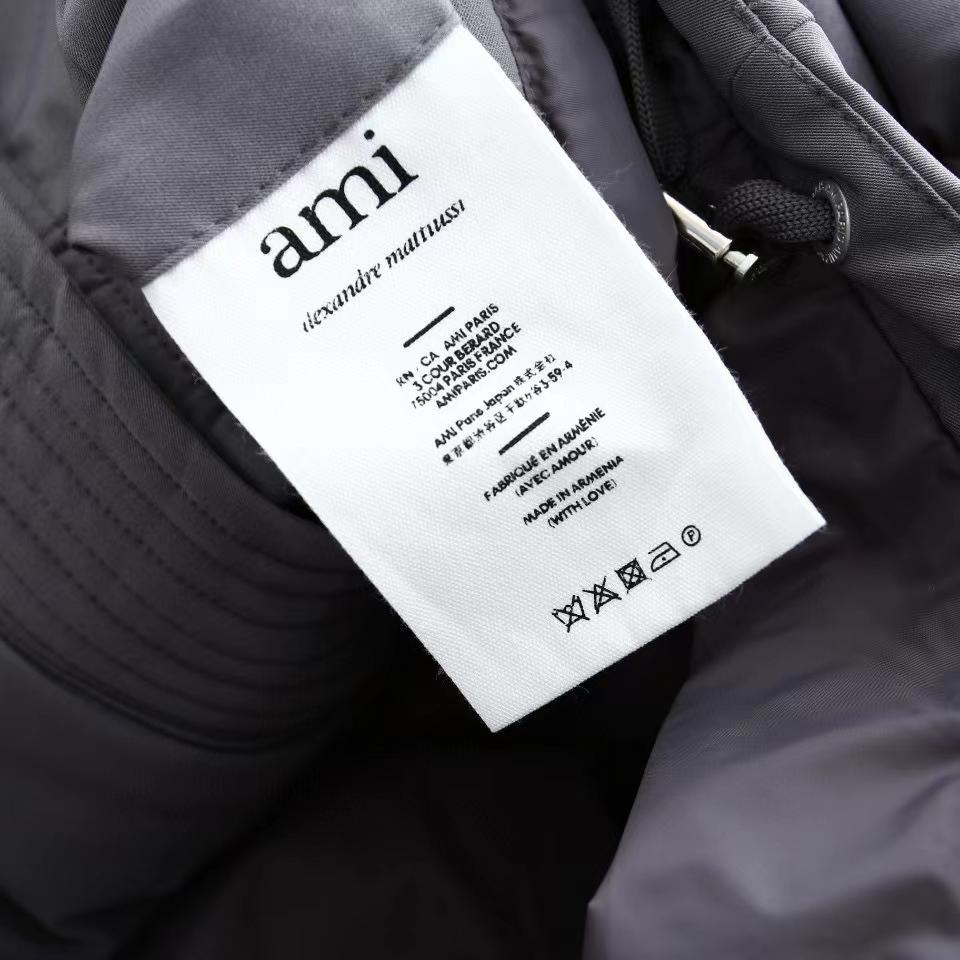 Ami Paris Ami de Coeur-patch padded jacket - everydesigner