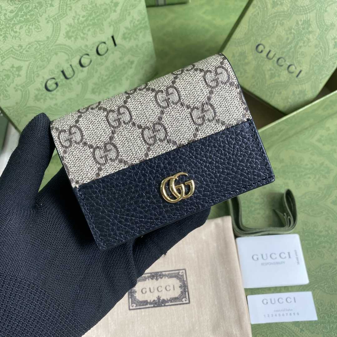 Gucci GG Marmont Card Case Wallet(11-9-3cm)    - everydesigner