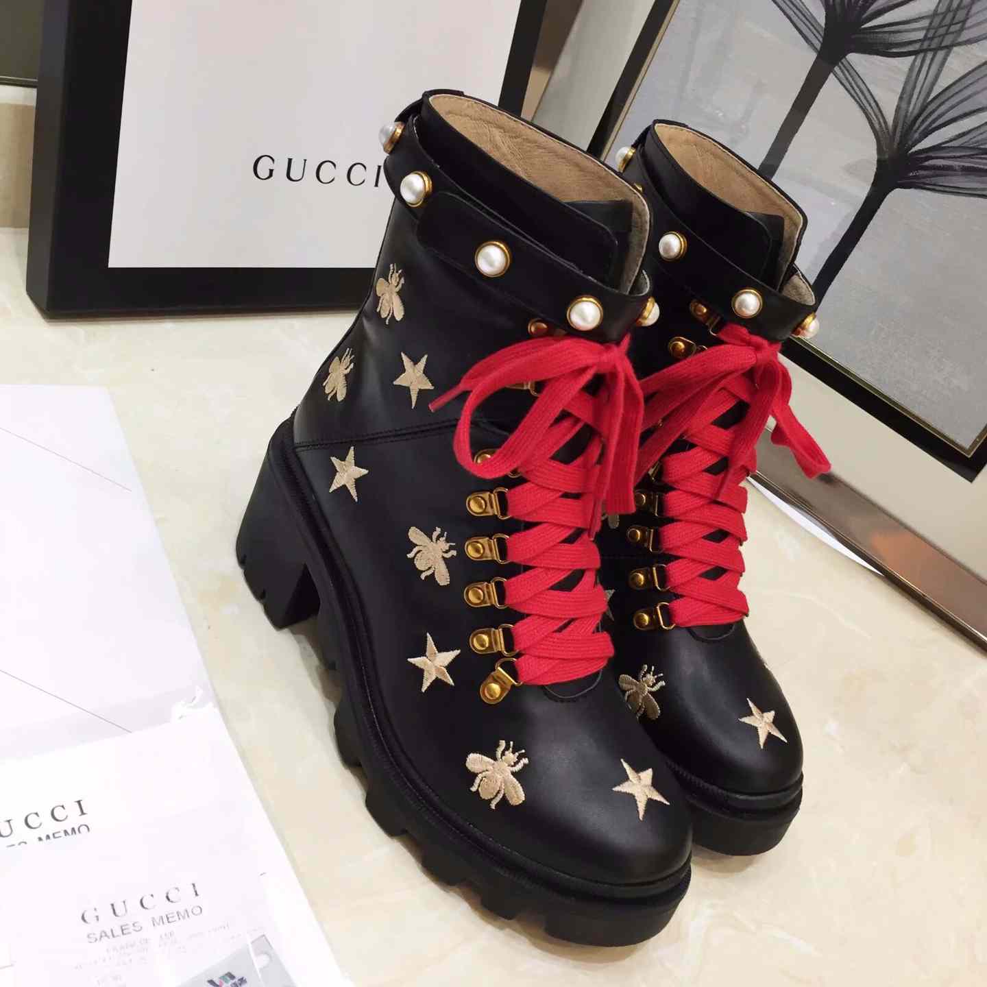 Gucci Leather Ankle Boot - everydesigner