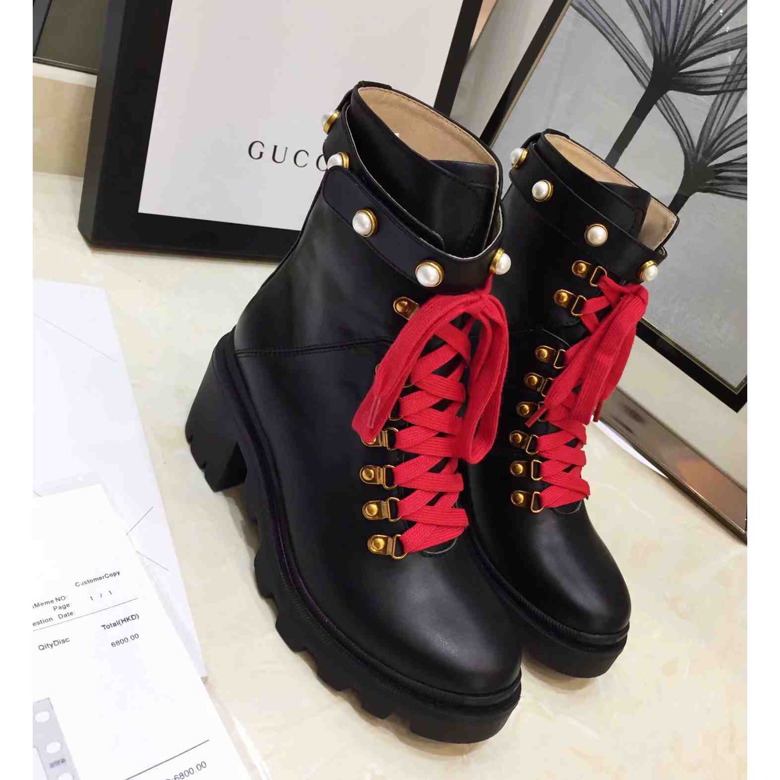 Gucci Leather Ankle Boot - everydesigner