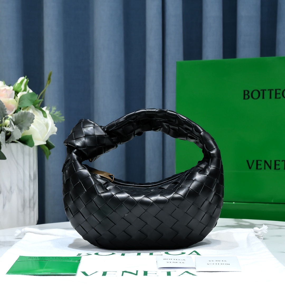 Bottega Veneta Mini Jodie Intrecciato Leather Top Handle Bag(28-23-8cm) - everydesigner