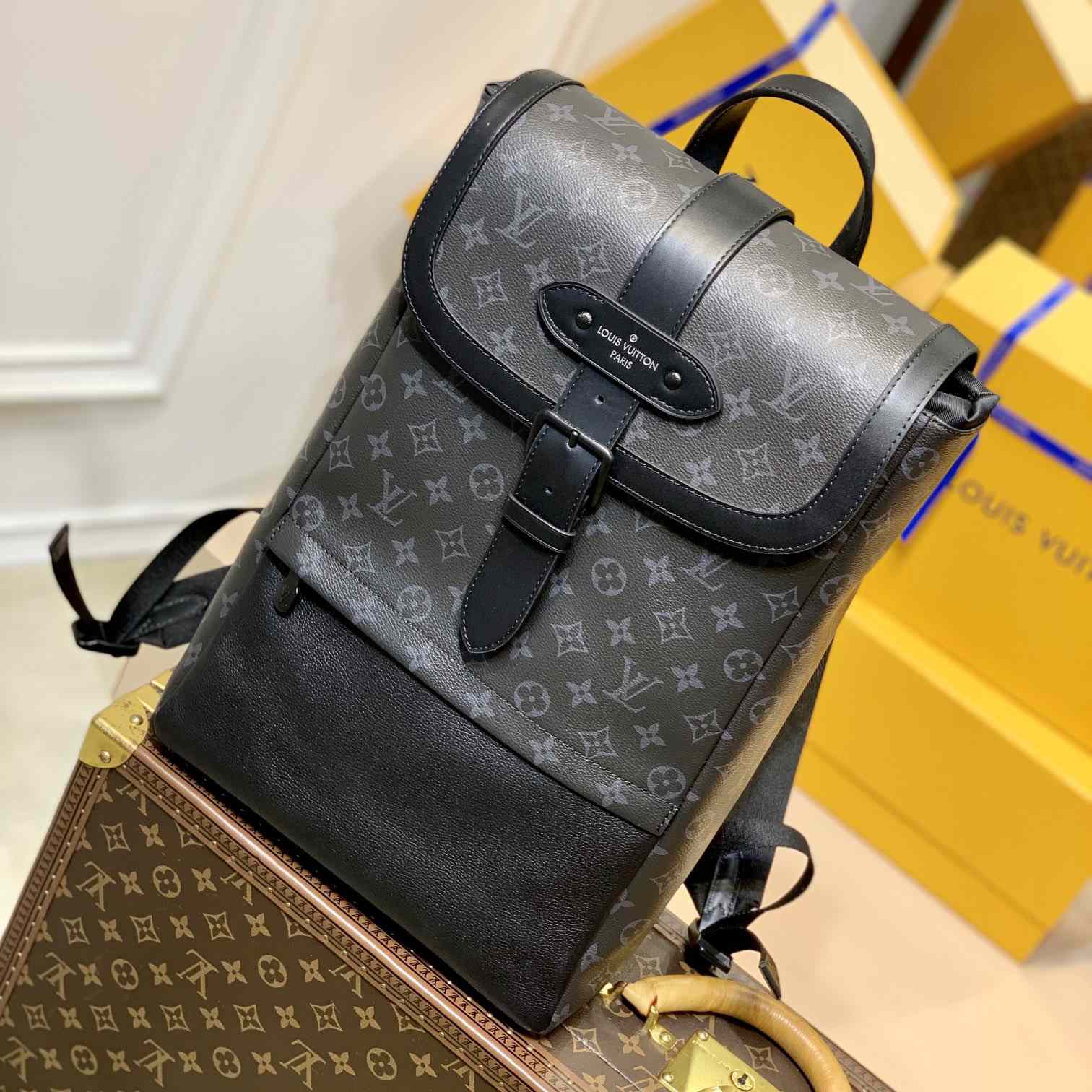 Louis Vuitton  Saumur Backpack(27-42-13cm)  M45913 - everydesigner