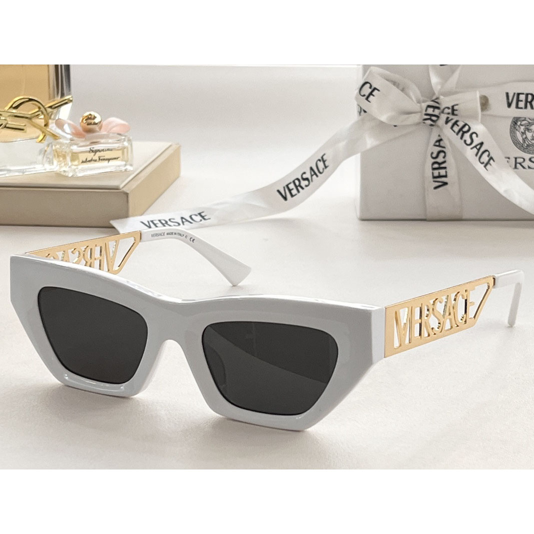 Versace 90s Vintage Logo Cat-Eye Sunglasses     VE4967  - everydesigner