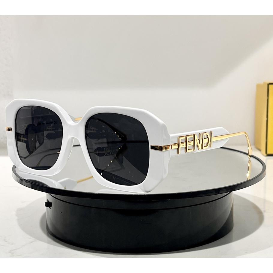 Fendi Fendigraphy Transparent Gray Acetate Sunglasses - everydesigner