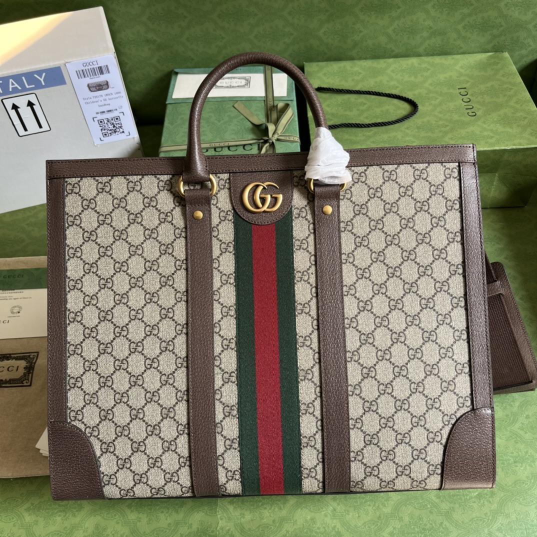 Gucci Ophidia Large Tote Bag(43-35-18.5CM)   - everydesigner