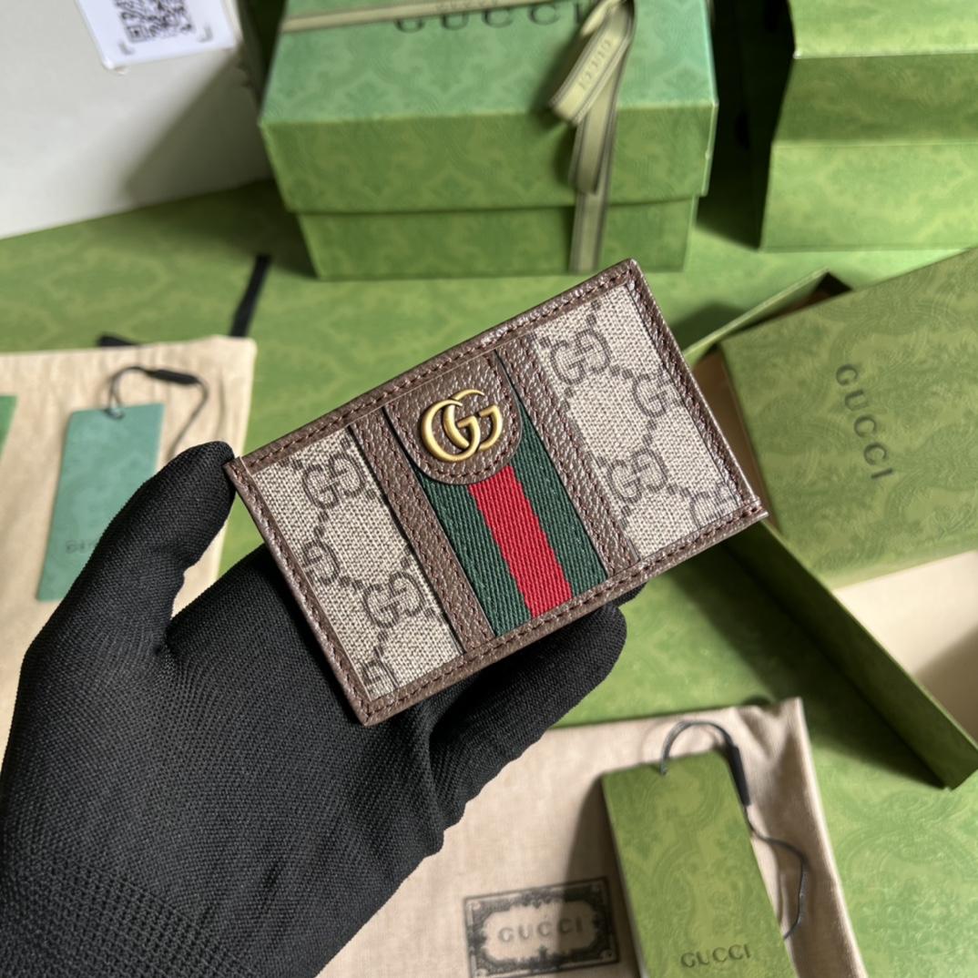 Gucci Ophidia GG Card Case(11-7cm) - everydesigner