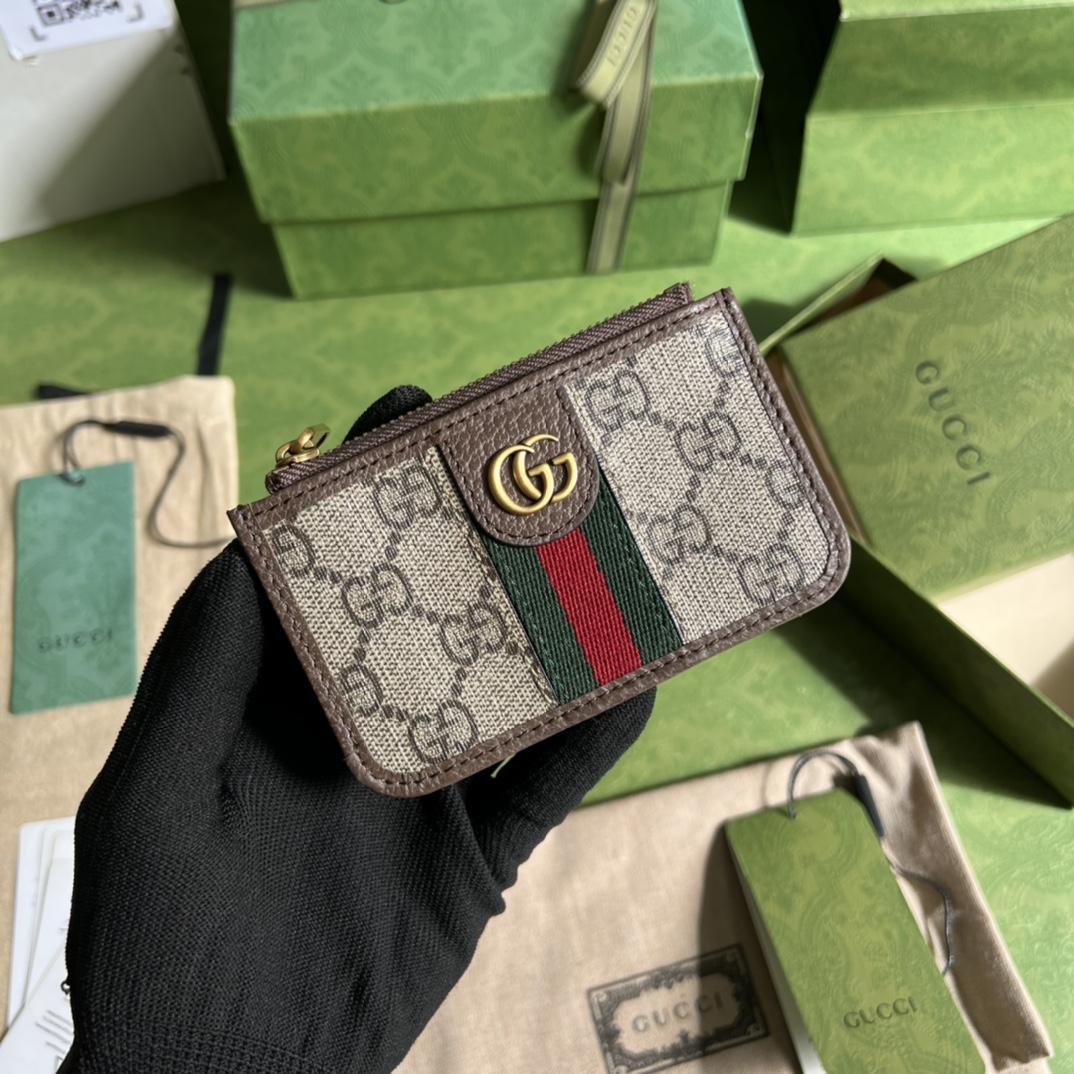 Gucci Ophidia Card Case(12-7.5-1cm) - everydesigner