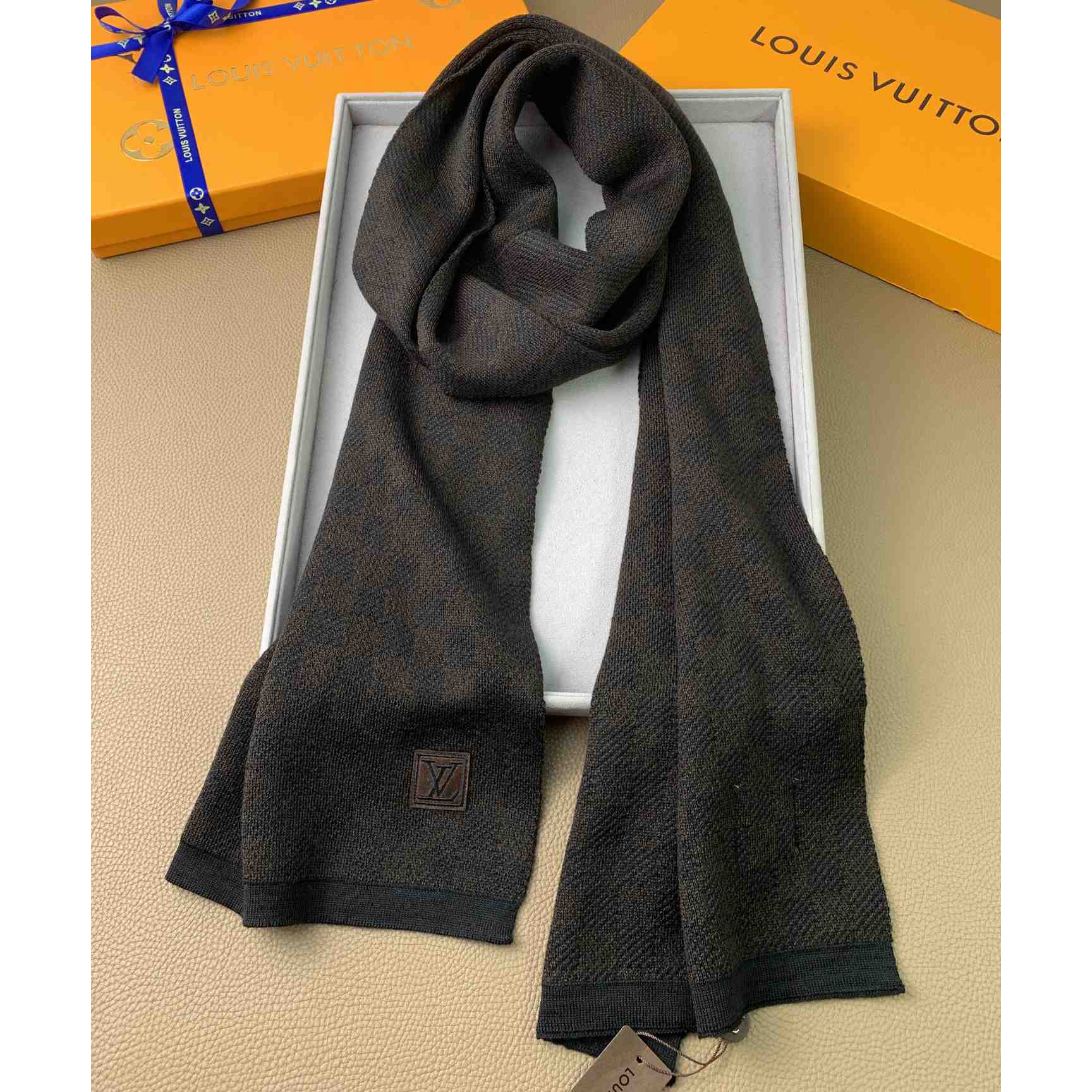 Louis Vitton Petit Damier Scarf NM   M70030 - everydesigner