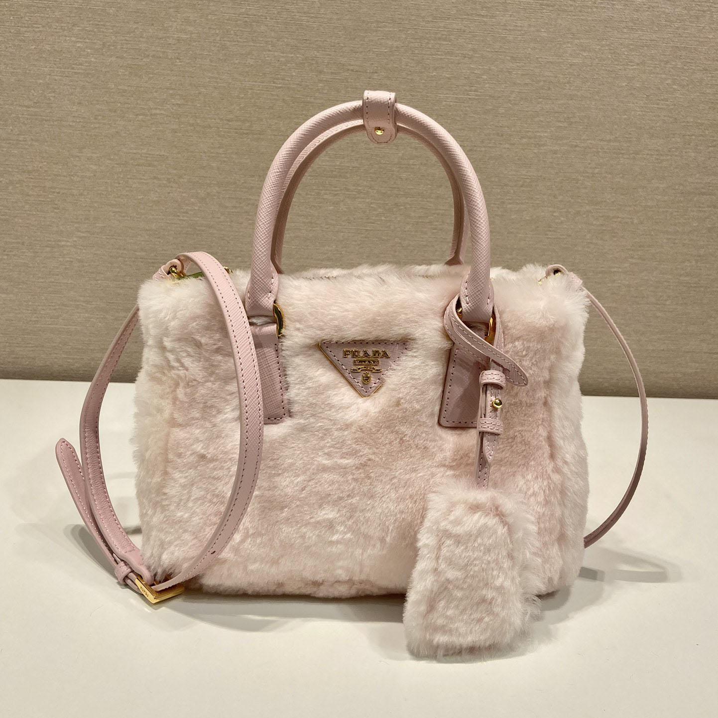 Prada Galleria Shearling Mini-Bag - everydesigner