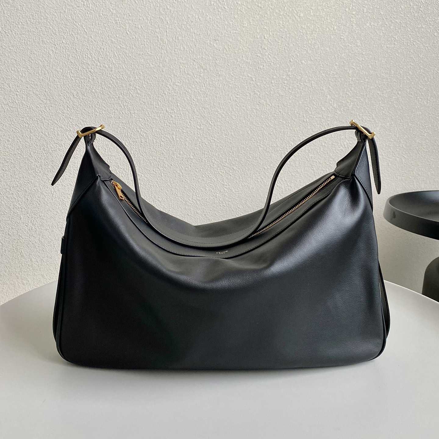 Celine Large Romy In Supple Calfskin Black - everydesigner