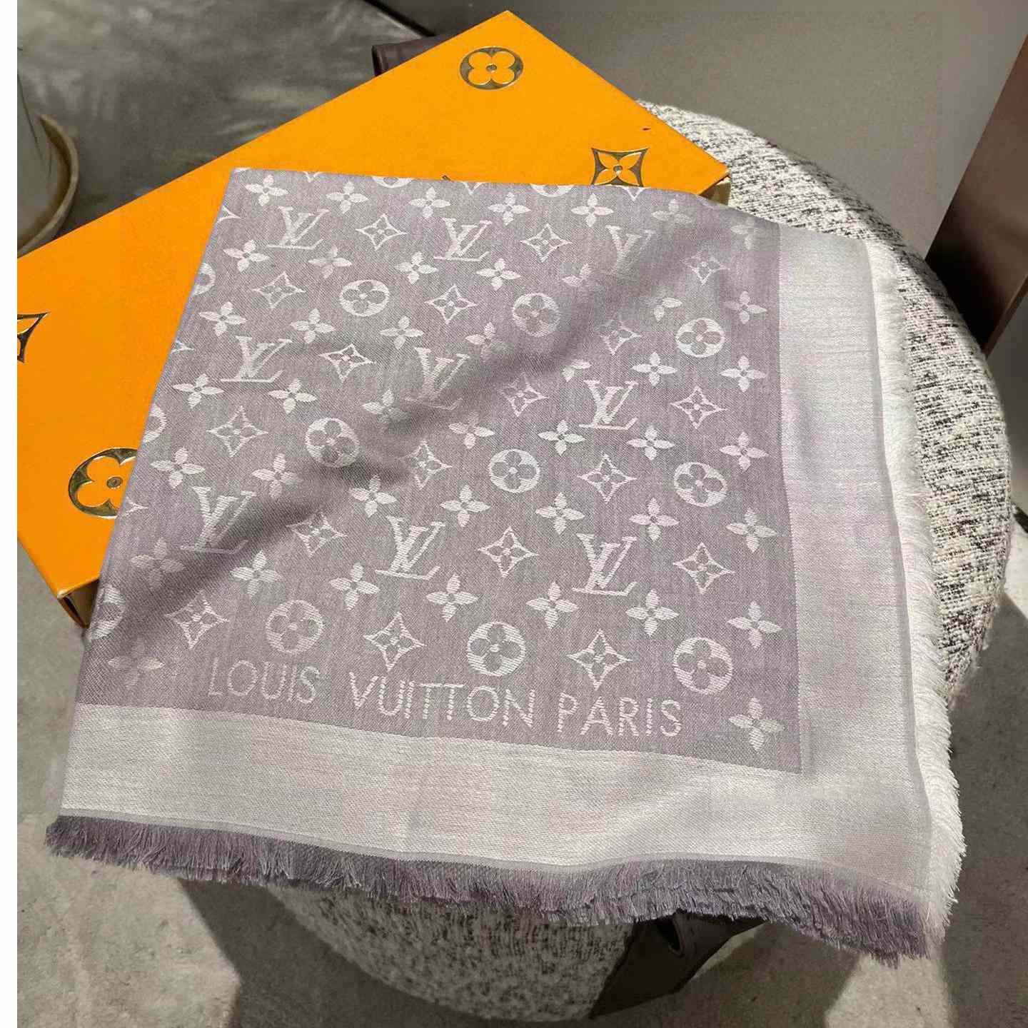 Louis Vuitton Monogram Denim Shawl - everydesigner