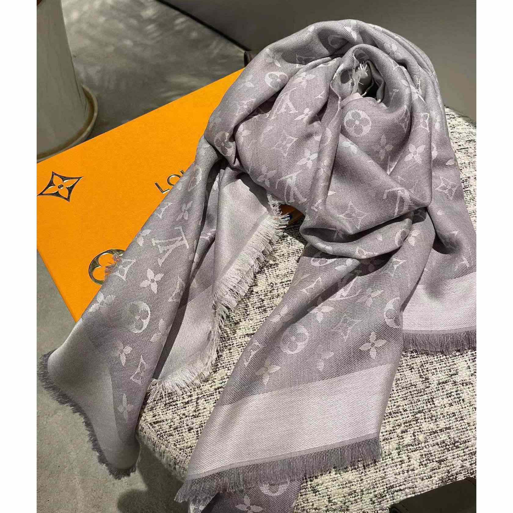 Louis Vuitton Monogram Denim Shawl - everydesigner