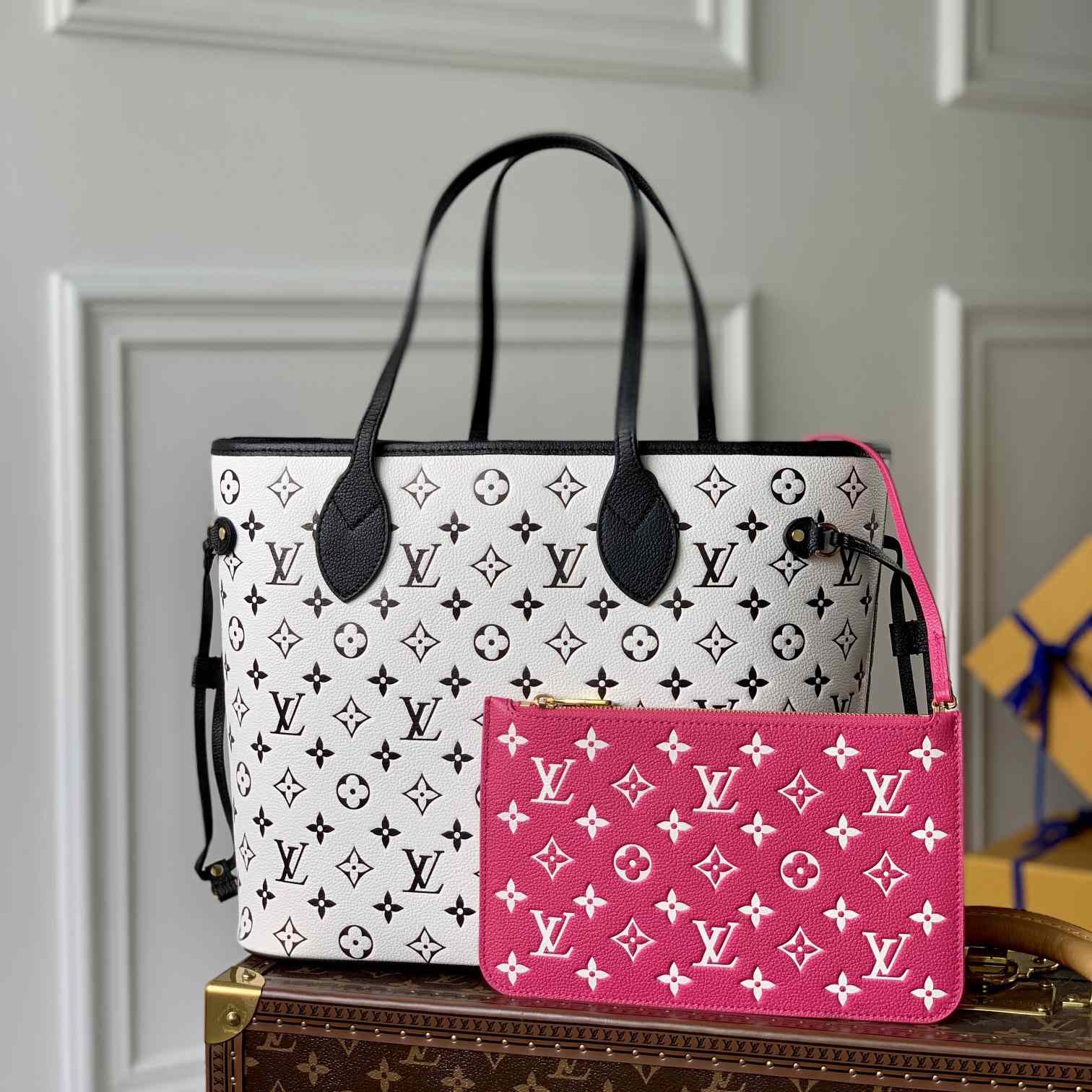 Louis Vuitton Neverfull Tote Bag (31-28-14cm)     M46103   - everydesigner