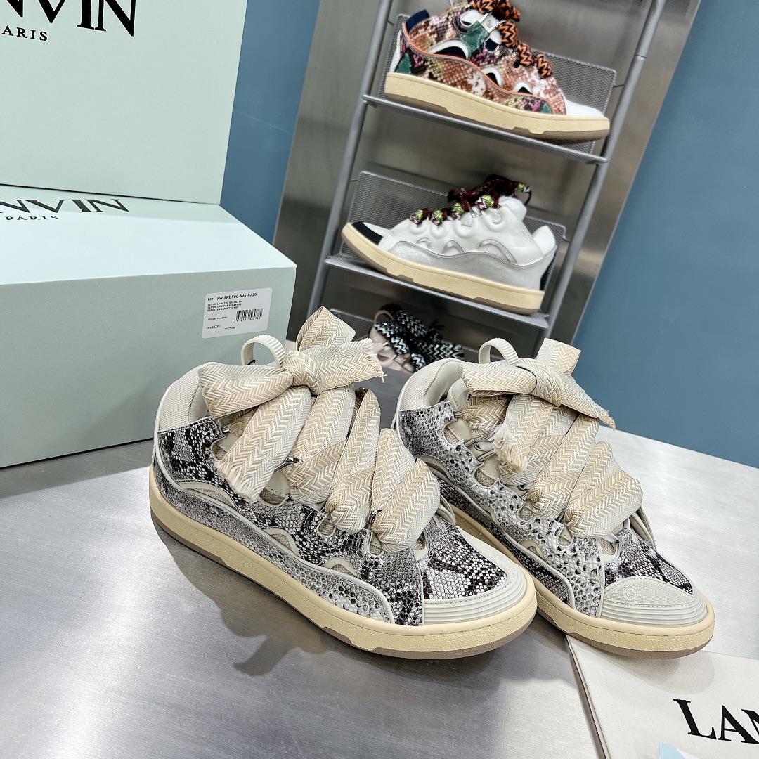 Lanvin Curb Low-Top Sneakers - everydesigner