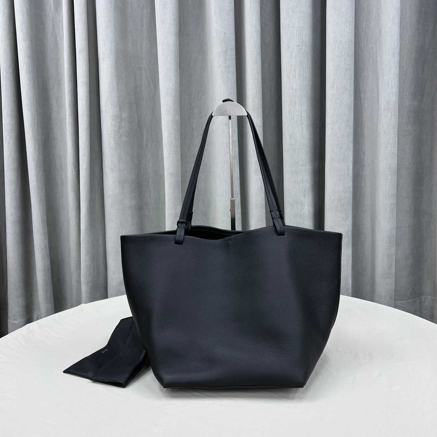 The Row Park Leather Tote Bag( 25-47-29-24cm) - everydesigner