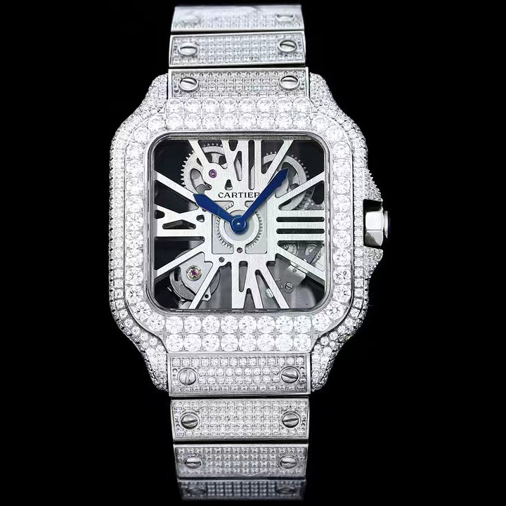 Cartier Santos De Cartier Skeleton    - everydesigner