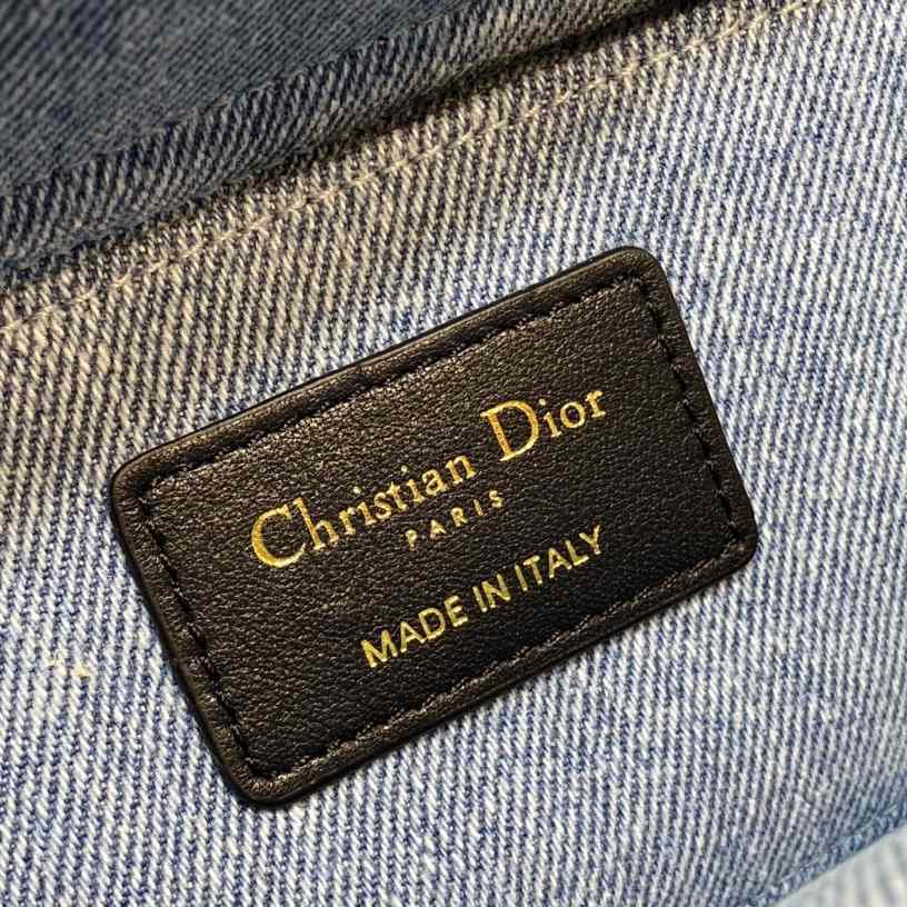 Dior Denim Macrocannage Lady D-Joy Blue(26*6*14cm) - everydesigner