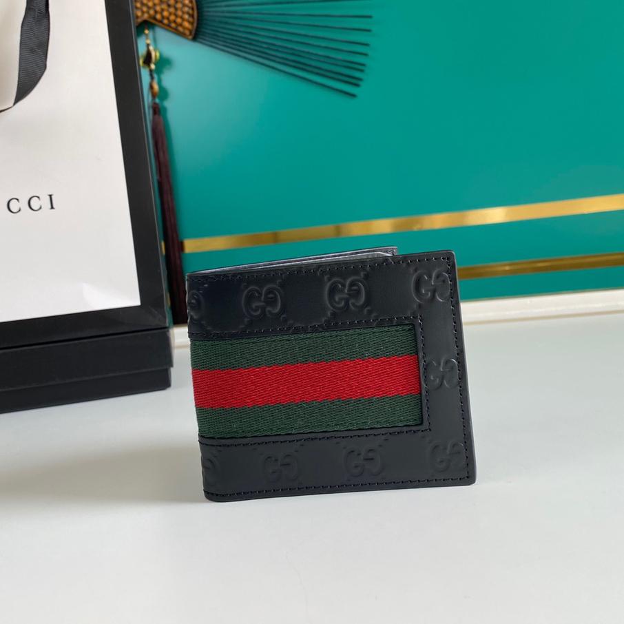 Gucci GG Supreme Web Wallet(11-9-1.5cm)    - everydesigner