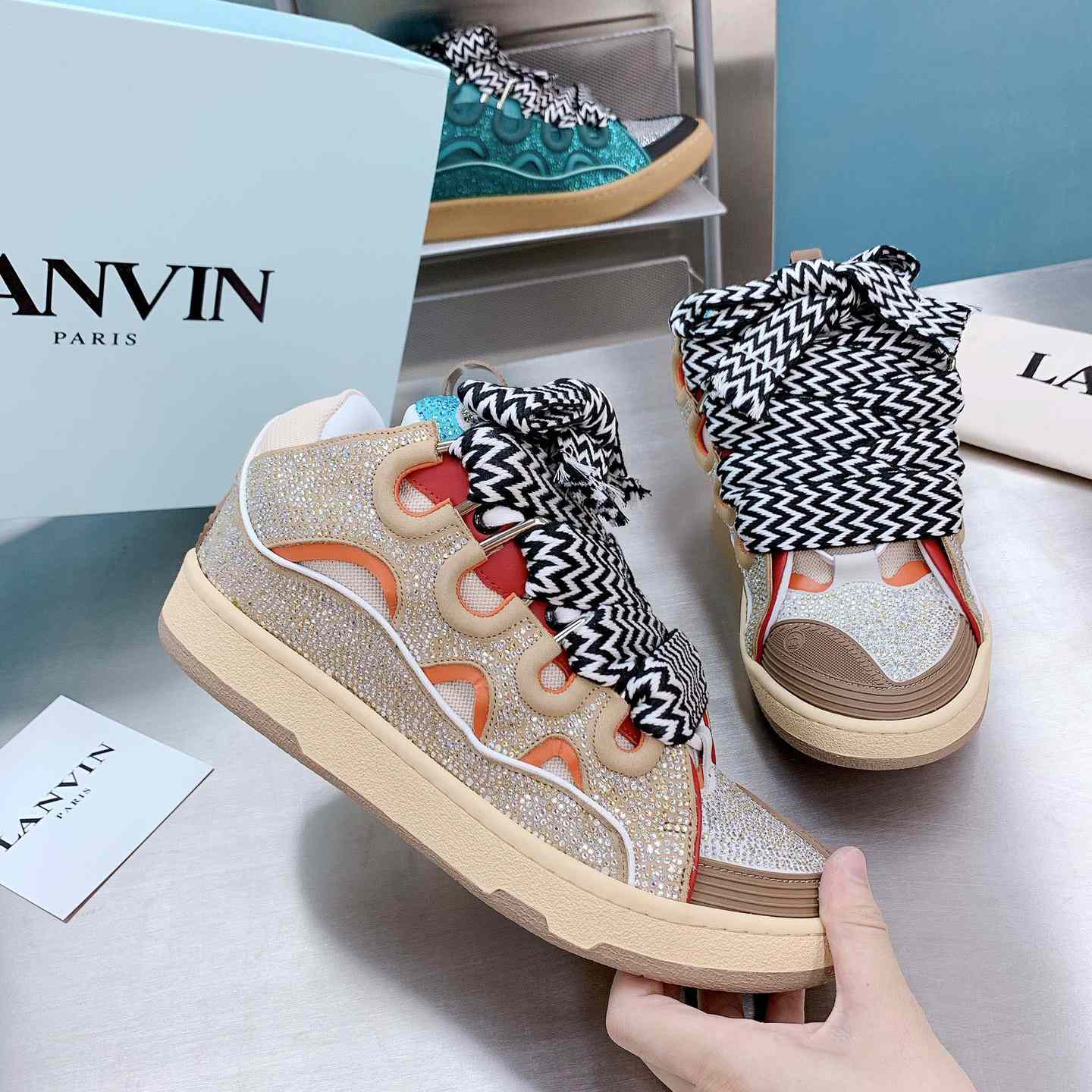 Lanvin Curb Low-Top Sneakers - everydesigner