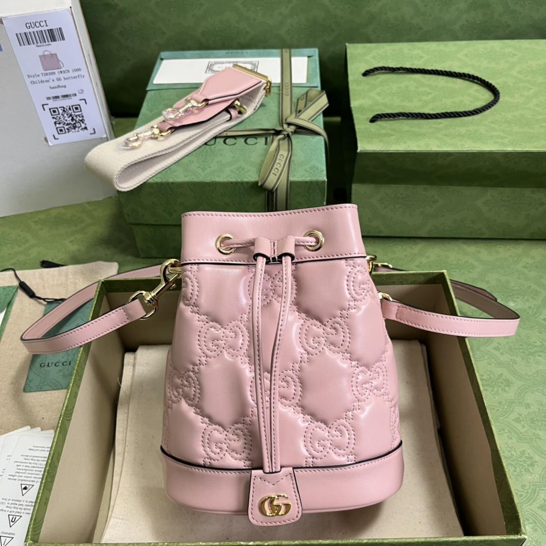 Gucci GG Matelassé Bucket Bag (17*20*10cm) - everydesigner