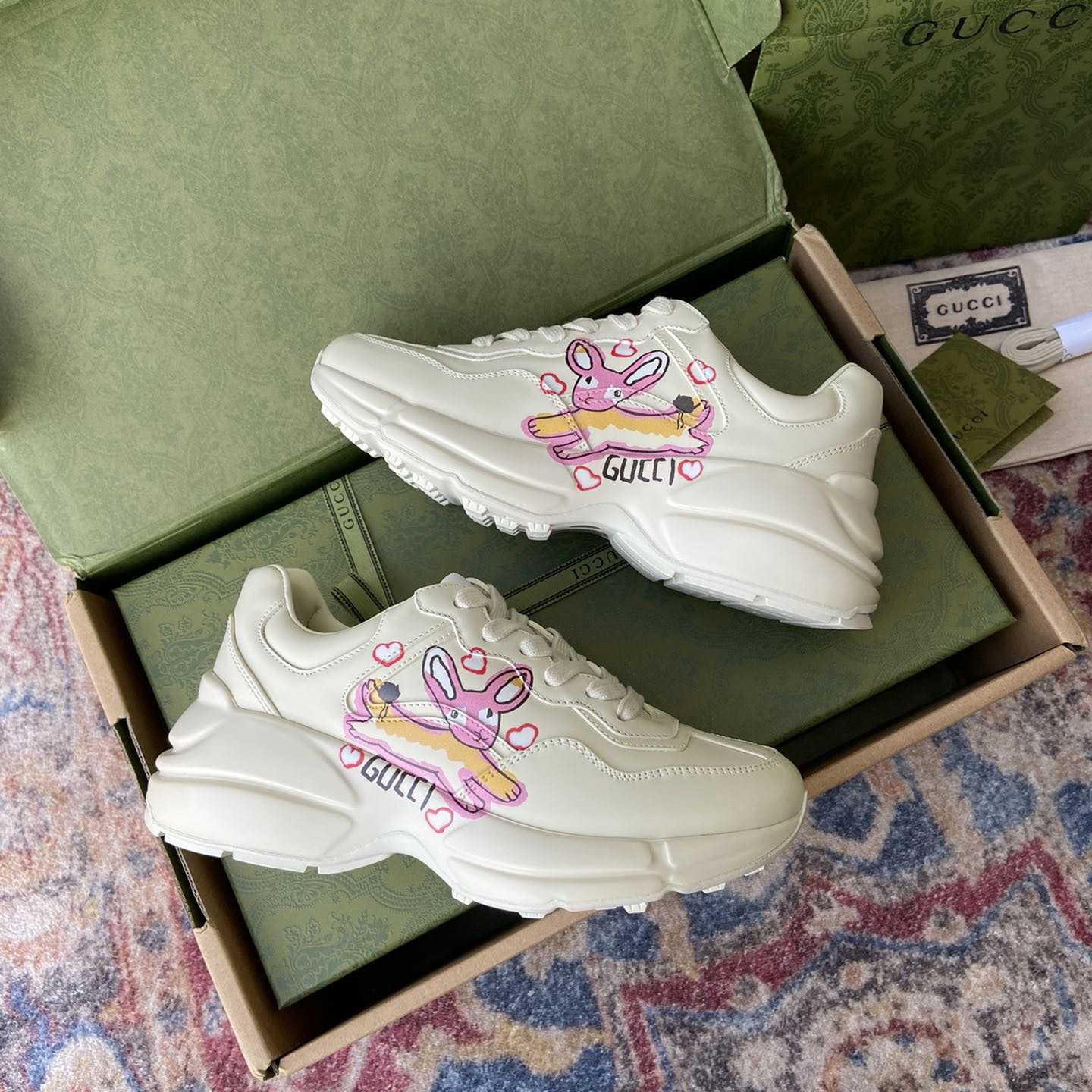 Gucci Rhyton Sneakers(upon uk size) - everydesigner