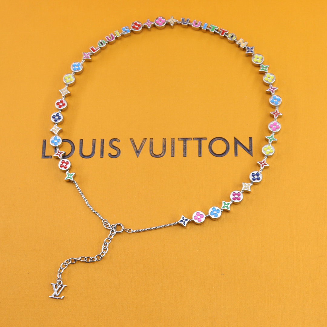 Louis Vuitton Monogram Party Necklace   MP3281 - everydesigner