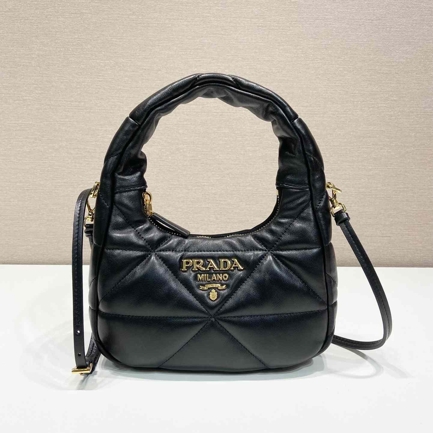 Prada Nappa-Leather Mini Bag With Topstitching - everydesigner