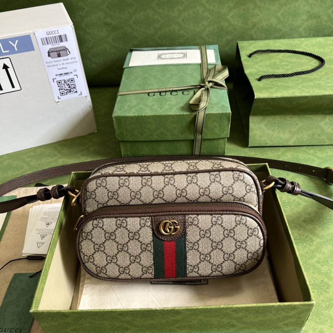 Gucci Ophidia Small Messenger Bag(24-13-6CM)   - everydesigner