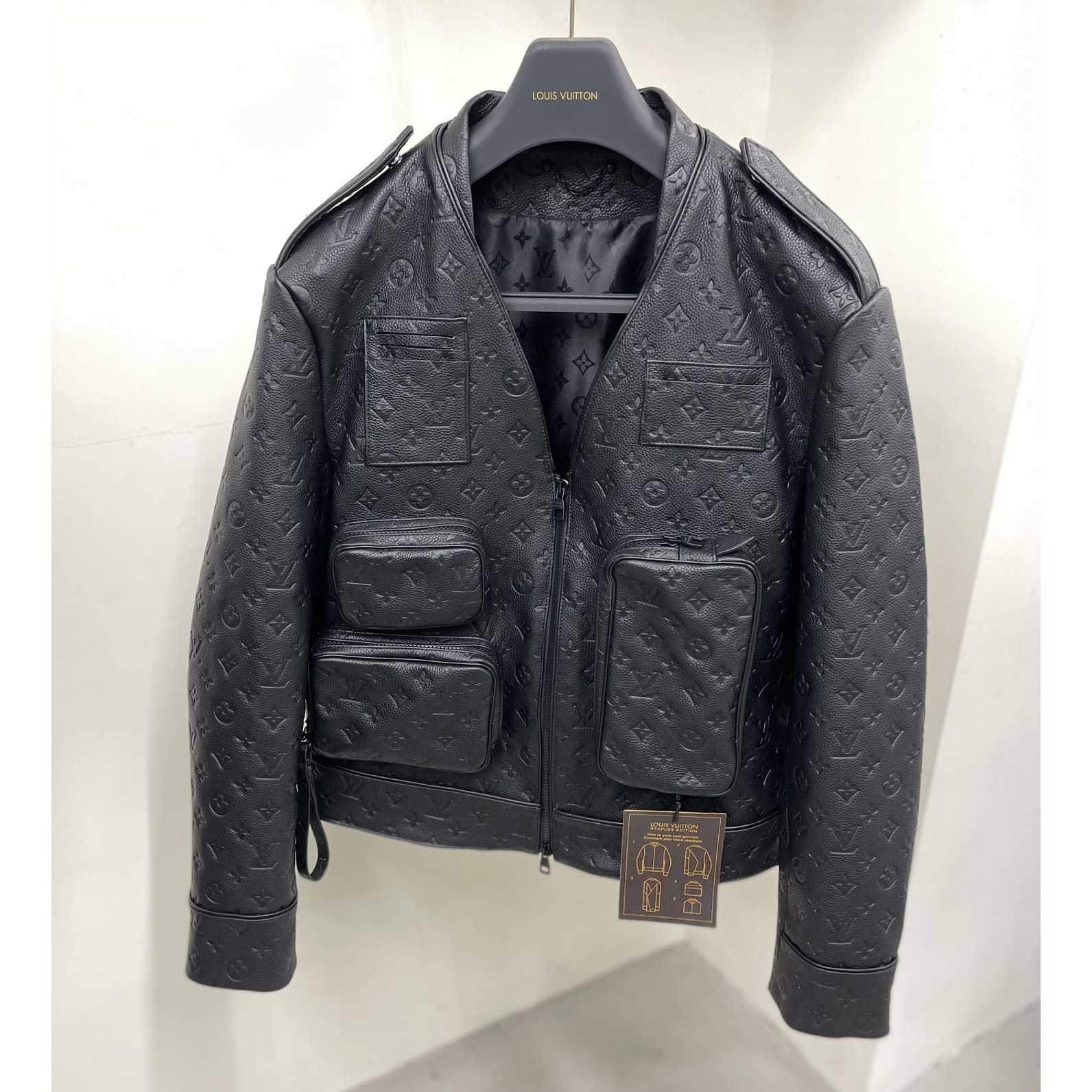 Louis Vuitton Monogram Embossed Utility Jacket - everydesigner