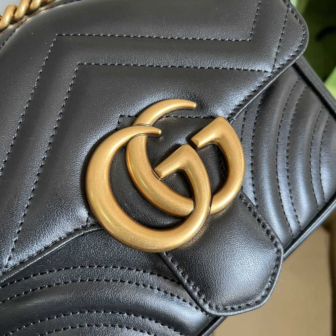 Gucci GG Marmont Mini Shoulder Bag(18-13.5-8cm) - everydesigner