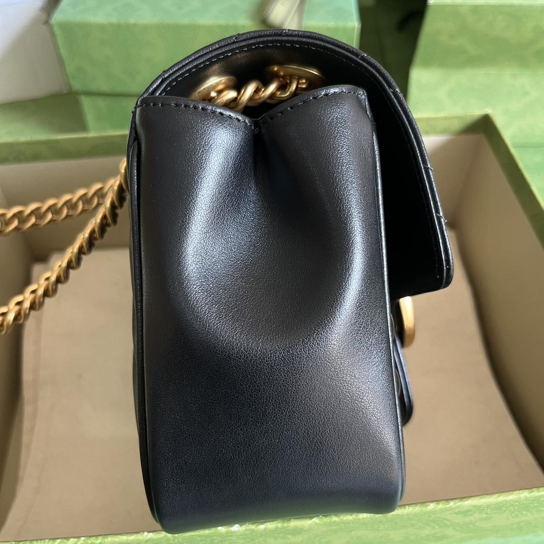 Gucci GG Marmont Mini Shoulder Bag(18-13.5-8cm) - everydesigner