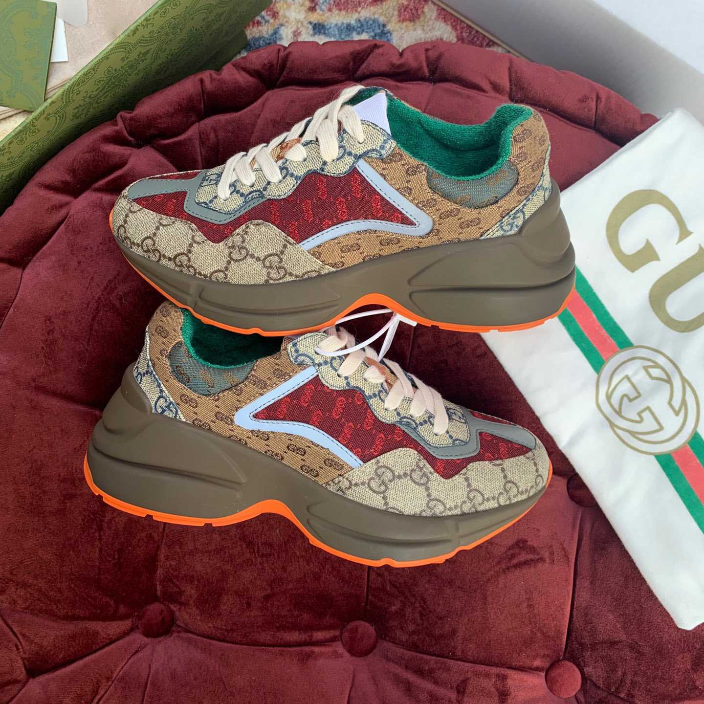 Gucci GG Rhyton Sneaker(upon uk size) - everydesigner