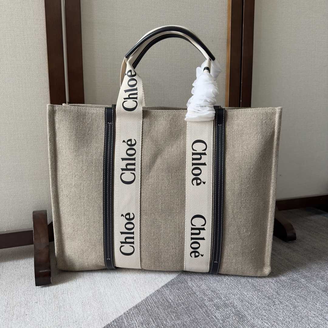 Chloe Large Woody Tote Bag(45-33-13 cm) - everydesigner