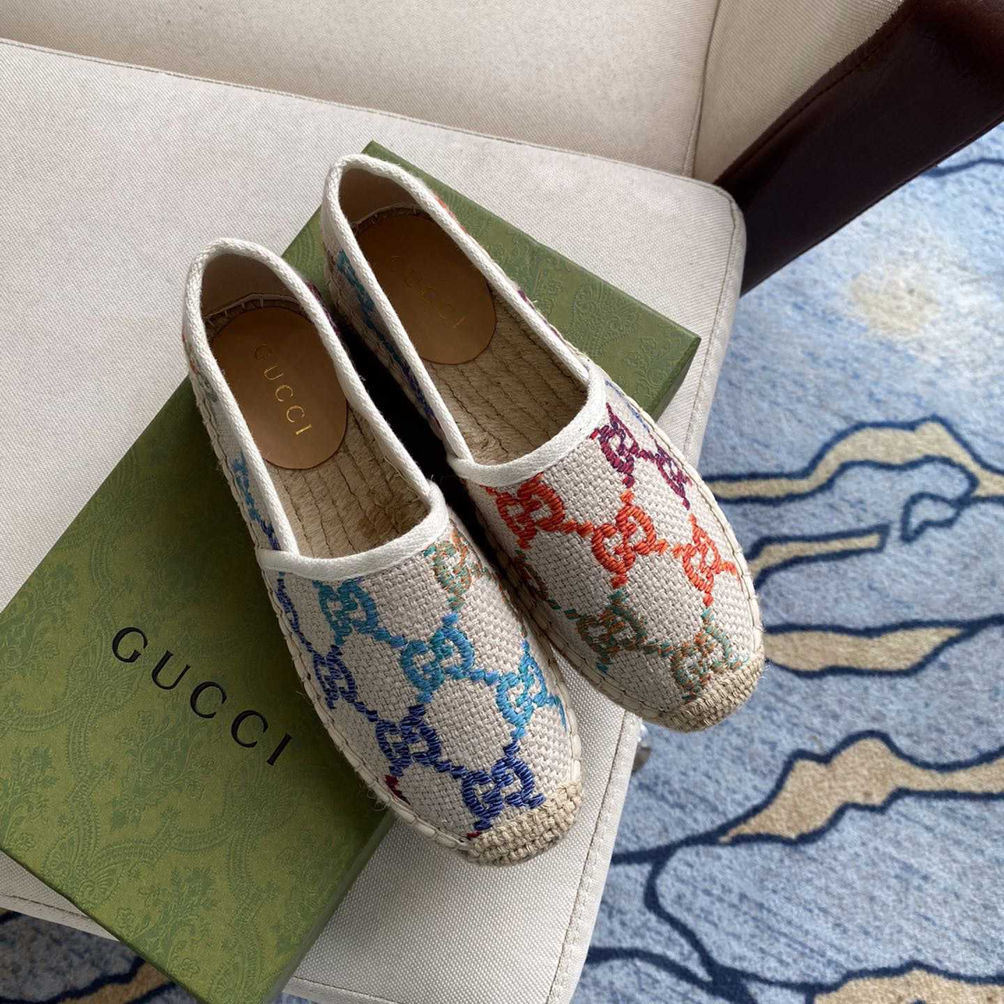 Gucci GG Jacquard Espadrilles - everydesigner