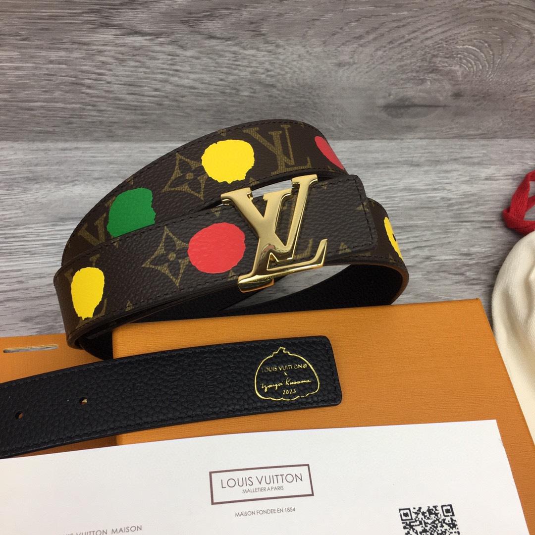 Louis Vuitton LV x YK LV Initiales 30mm Reversible Infinity Dots - everydesigner