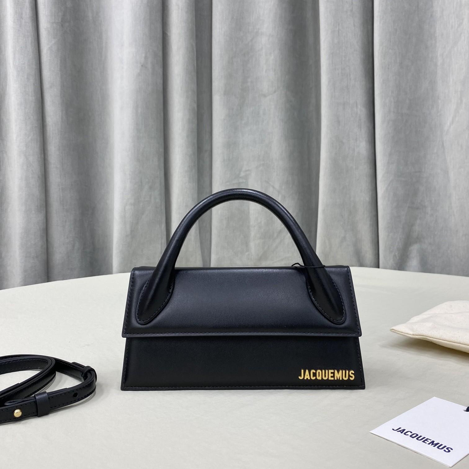 Jacquemus Le Chiquito Long Leather Handbag - everydesigner