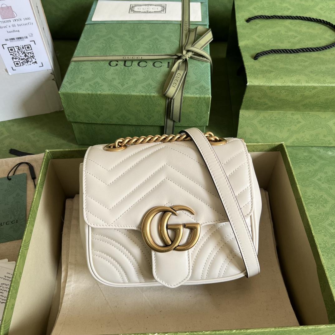 Gucci GG Marmont Mini Shoulder Bag(18-13.5-8cm) - everydesigner